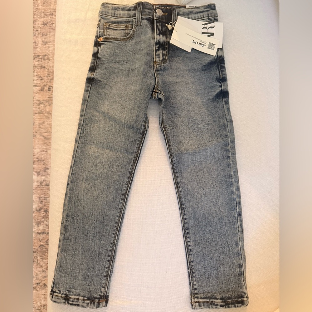NWT! Zara Kids Denim Skinny Jeans - 4-5T (110cm)